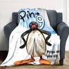 1pc Pingu2 Blanket, Gift, for Men and Women, Soft Blanket, Good for Sofa Bed Couch Travel, Lightweight Flannel Blanket