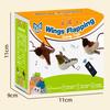 Interactive Flappychase Bird Cat Toy - 2025 New Flying Interactive Flapping Chirping Flapping Bird Cat Toy for Indoor Adult Bored Cats, AKLJWH, B