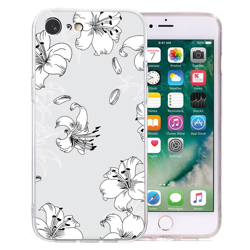 For iPhone 7/8/SE (2020)/SE (2022) Case Printed Pattern TPU Phone Back Cover