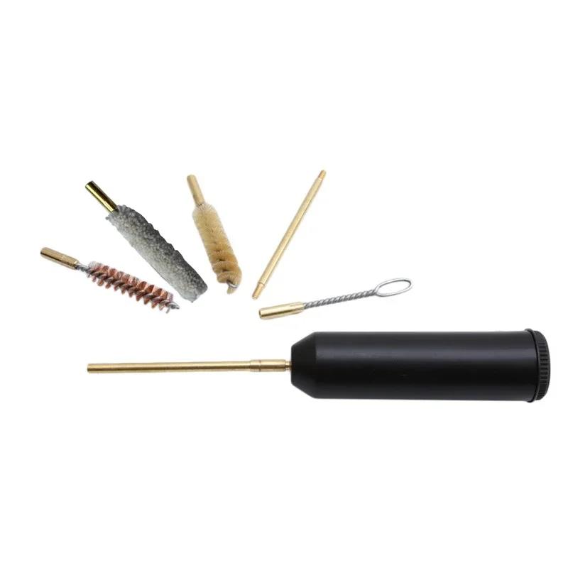 7pcs/set Cleaning Brush 9 Mm Pistol Kit Pocket Size Hand Gun Rod Professional Tools