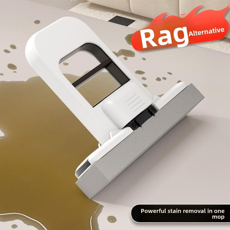 Household Desktop Dry and Wet Water-spraying Mini Handheld Mop, Hand-washable Cleaning Rubber Cotton Mop