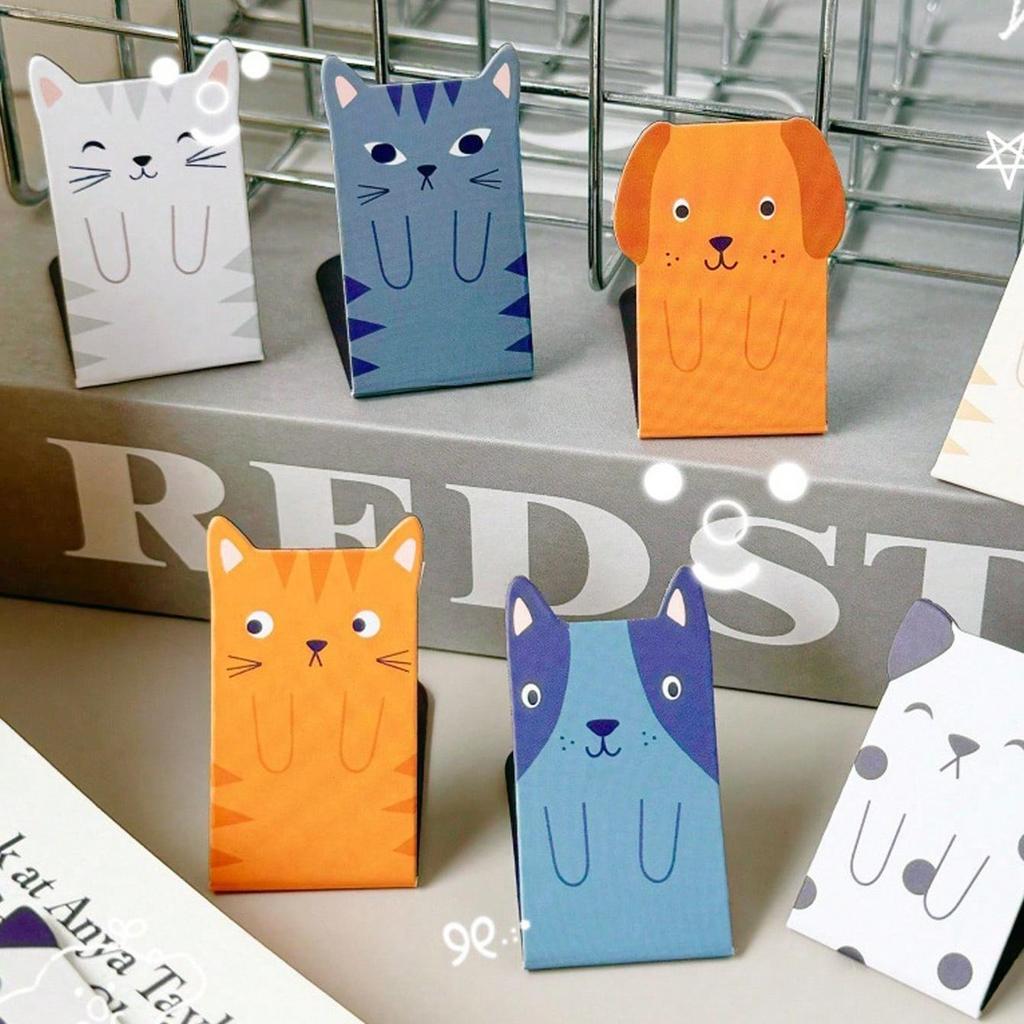 Creative Cartoon Animal Comic Magnetic Bookmarks Exquisite Cute Student Stationery Book Decor Gifts School Reading Books