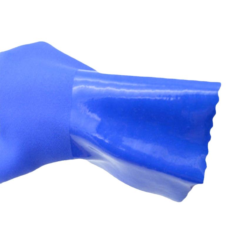 Pvc Industrial Rubber Gloves Anti Slip Thickening Anti Corrosion Chemical Wear-Resistant Waterproof Labor Protection Gloves