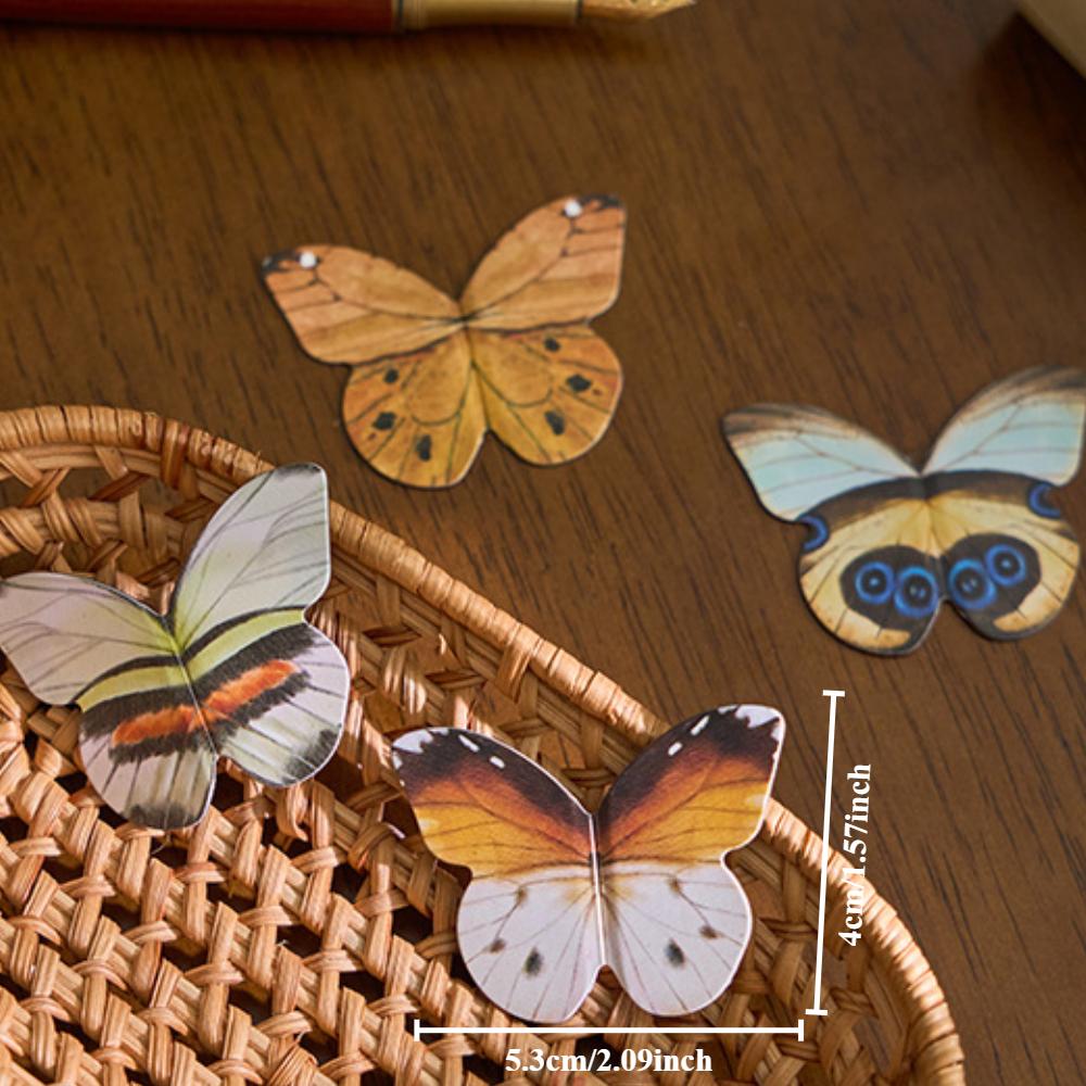 4 Pcs Colourful Butterfly Bookmarks Cute Magnetic Bookmark Aesthetic Book Page Hodler Kawaii Stationery Reading Accessories