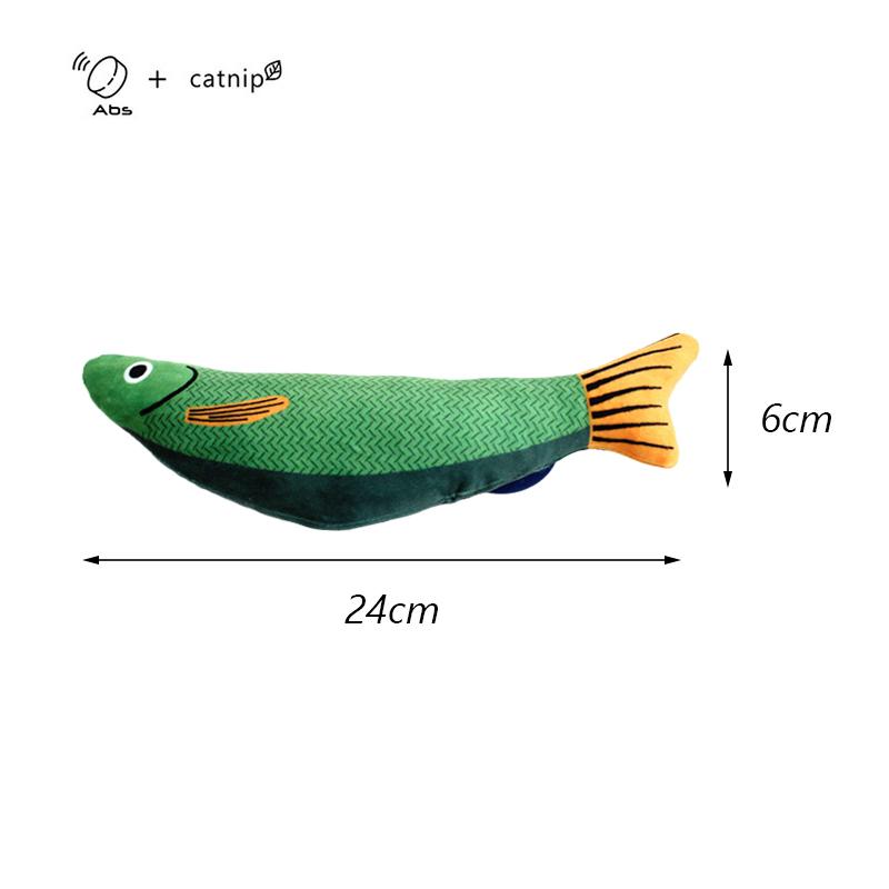 Squeaky Sea Fish Shape Sphynx Cat Toy Catnip Plush Stuffed Pet Toys for Cats Gotas Kitten Kedi Funny mascotas Play Accessories