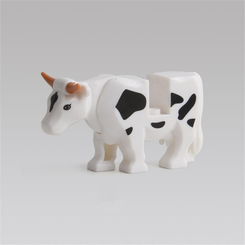 Tier Baustein Figuren Mini Leopard Krokodil Hai Modell Ornament Kinder Lernspielzeug