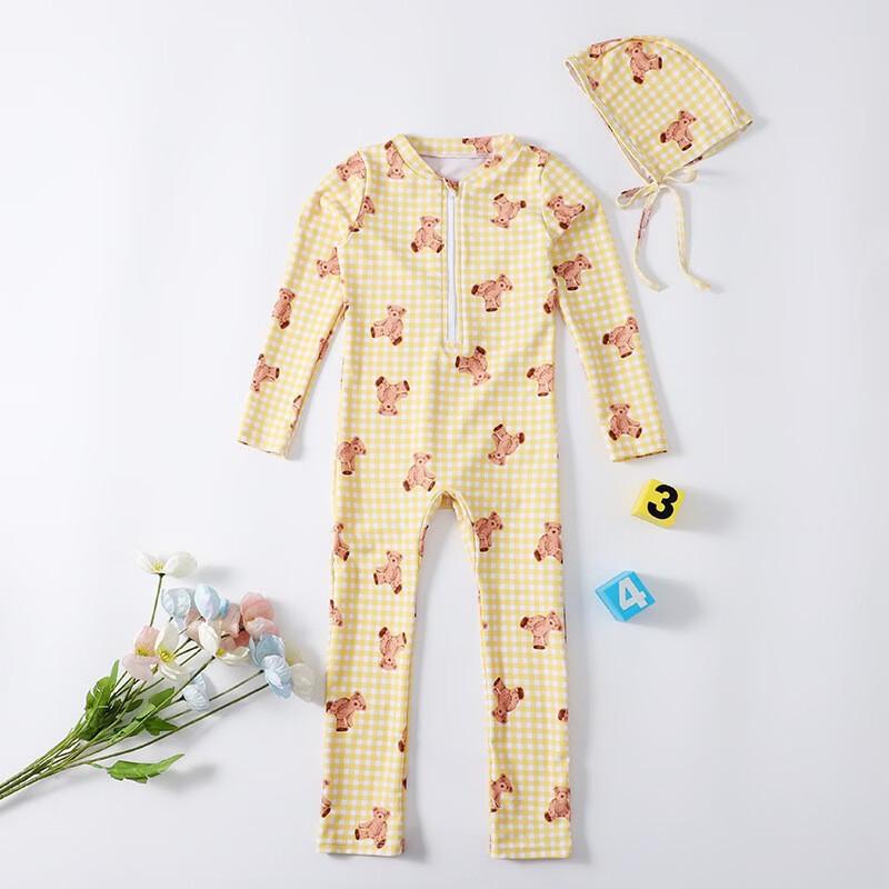 Kids Long Sleeve One-Piece Swimsuit