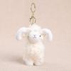 Curly Wool Plush Keychain Fluffy Bag Charm Cute Sheep Pendant  Office