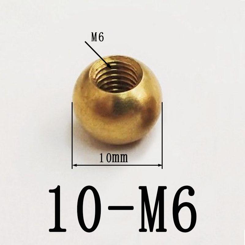 1PCS Brass Thread Hole Ball For CNC Later Machine
