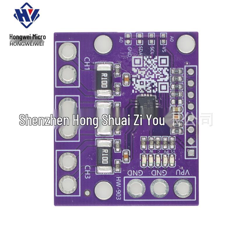 MCU-3221 INA3221 Tri-Channel Low/High-Side I2C Current/Power Monitor