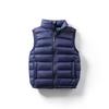Colete de Penas Infantil Slim Fit - Roupa Exterior Unissex com Gola Alta