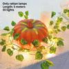 1 Itme Light String LED Rattan Lamp Gold Foil Copper Wire Light Restaurant Desktop Decor Simulated Ivy Green Leaf Vine Light