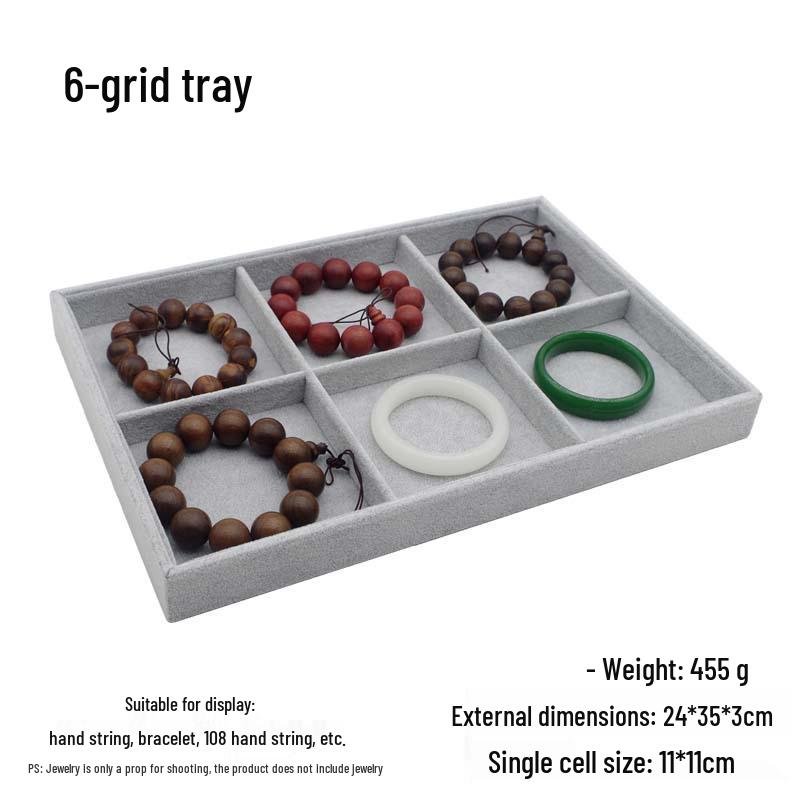 Zestaw biżuterii z lodowego aksamitu: Taca, Rama, Manekin, Przechowywanie naszyjników i bransoletek