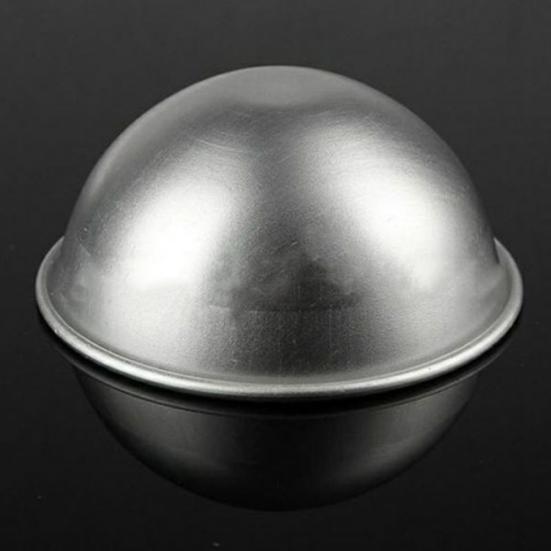 2 stk 4,5/5,5/6,5 cm 3D Aluminiumslegering Hjemmelaget Rund Sfære DIY Badebombeform
