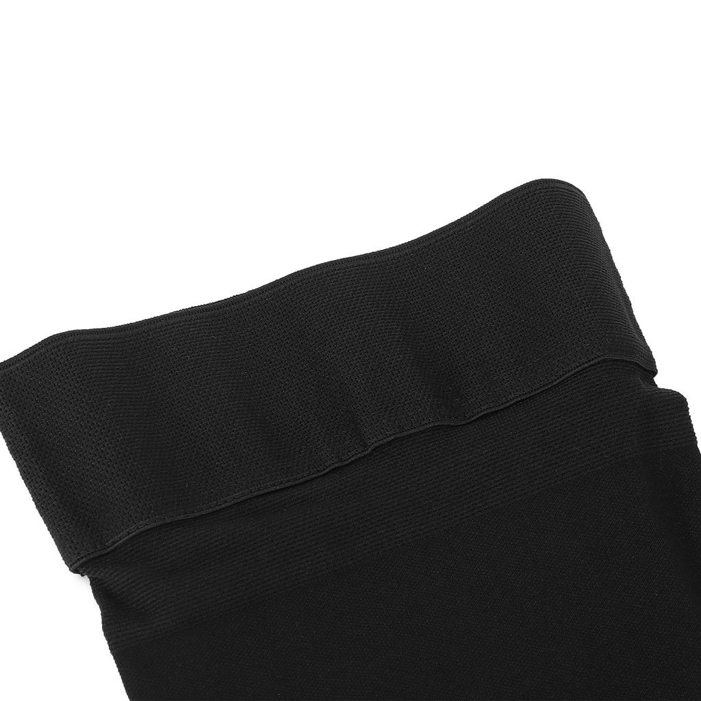 Open Toe Compression Thin Stockings Versatile Thigh High Mercerization Socks Black