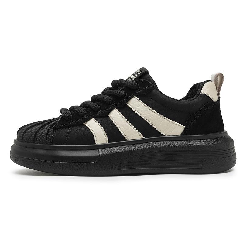 

22 autumn new platform casual shoes comfortable soft-soled sports shoes Jinjiang board shoes 39 чёрный