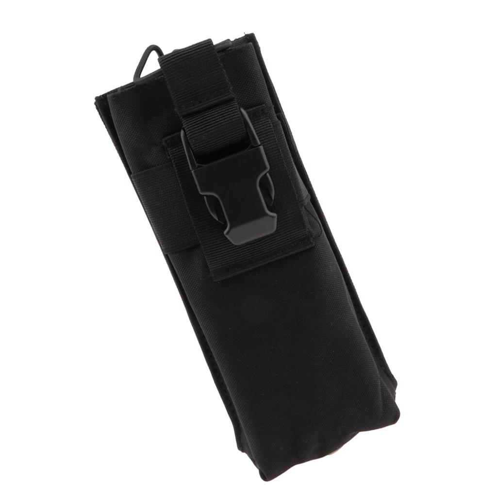 Intercom Pocket Molle Radio Pouch Large Capacity Walkie Talkie Case for Outdoor Camping Security Work