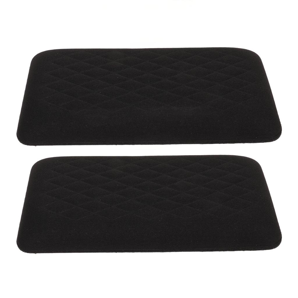 2pcs Car Leg Pads Sponge Soft Universal Automobile Center Console Knee Elbow Pad Cushion Black