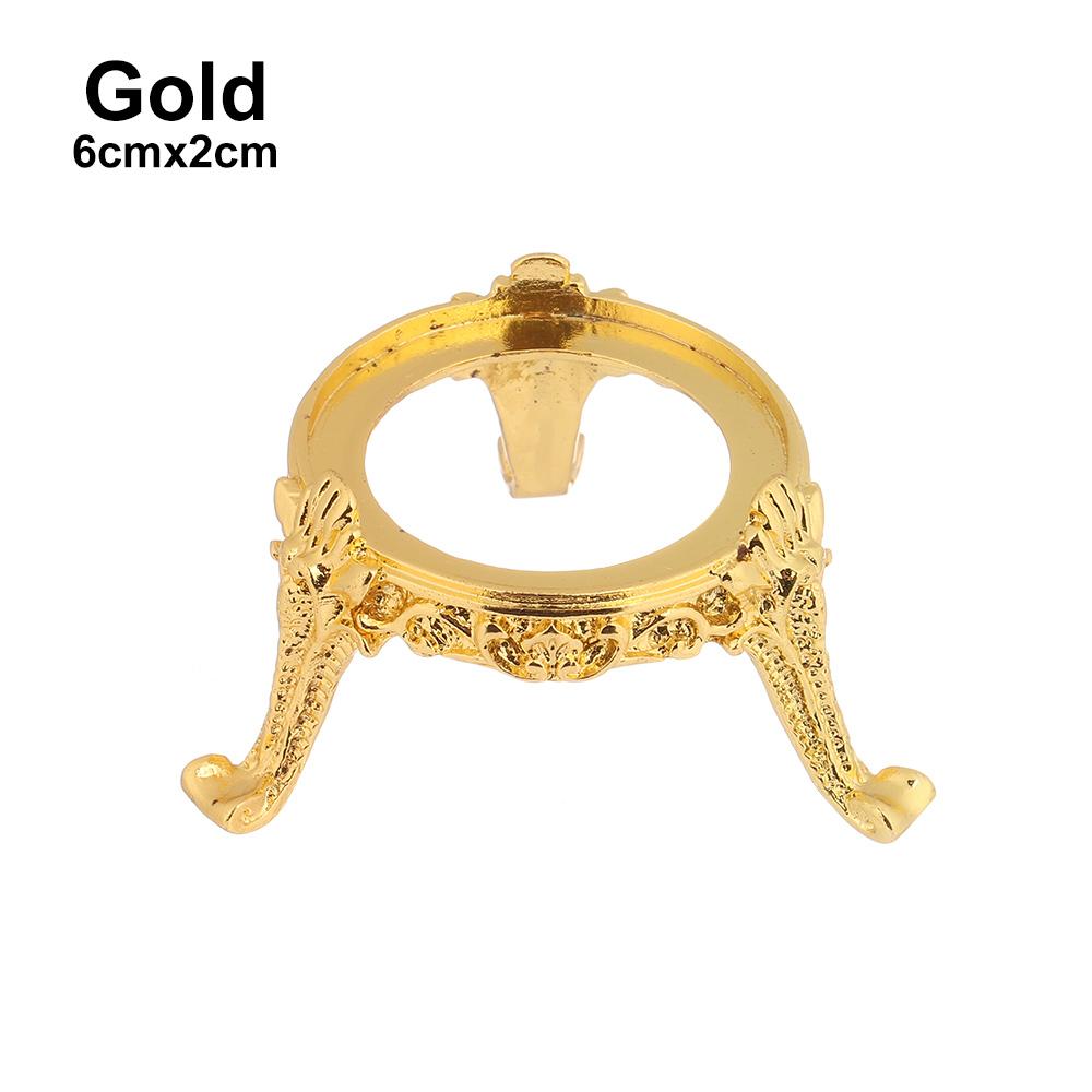 Desktop Crystal Ball Holder Ornaments Egg Support Metal Display Stand Glass Sphere Base Office Decor European Style Holder