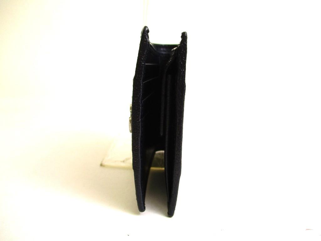 Authentic GUCCI Beige Leather Bifold Wallet Ophidia GG Bifold Wallet #9988  Refurbished