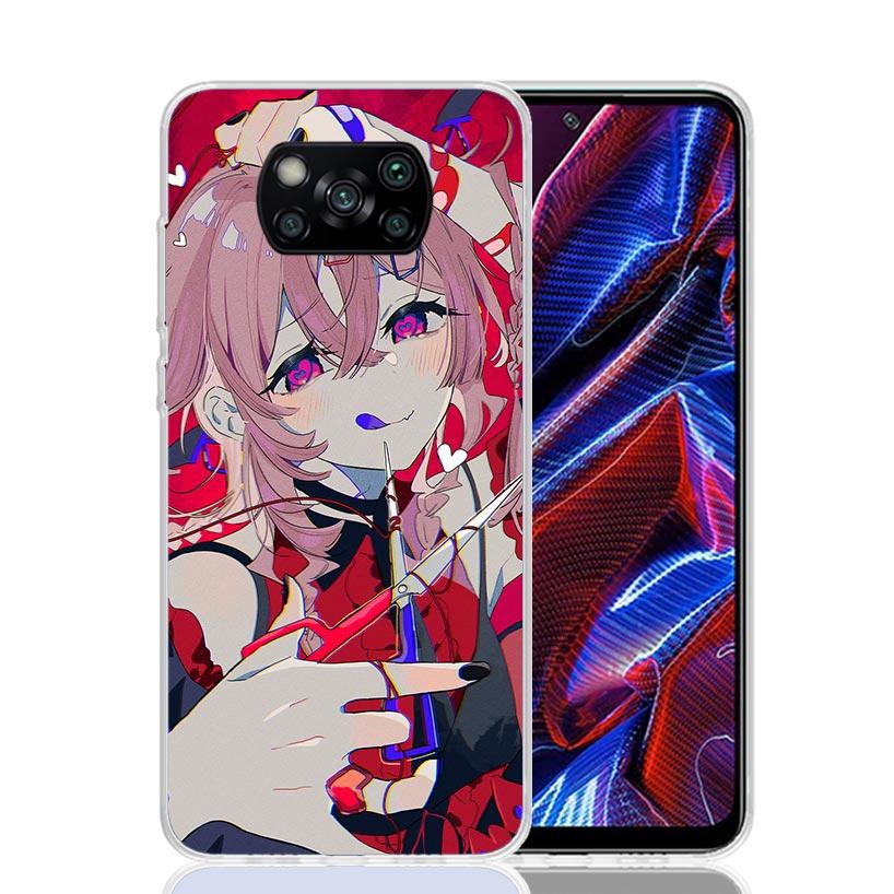 Cute Anime Girl INS Case Phone Cover for Xiaomi Redmi Note 10 9 9S 8 8T 7 5 Pro Mi 12T 11T 10T 9T 12 11 Lite A3 A2 Trend Fundas