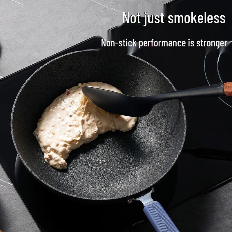 Chui Da Huang 30cm Deep Blue Non-stick Wok