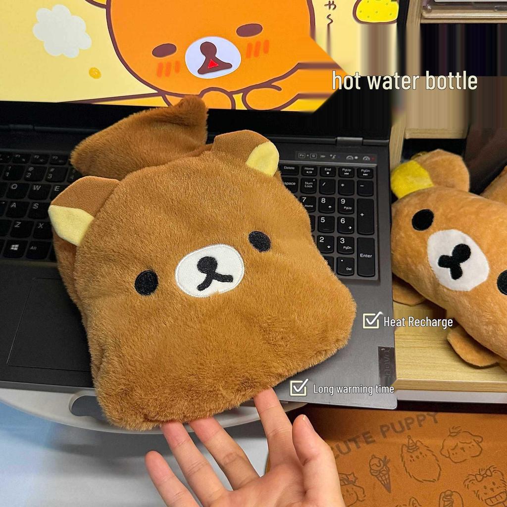Capybara Plush Hand Warmer & Hot Water Bottle for Abdomen Compress