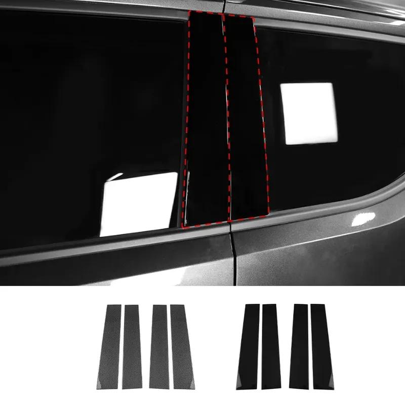 For Kia TASMAN 2025 2026 4PCS ABS B-pillar Sticker Cover Trim Exterior Accessories LHD/RHD