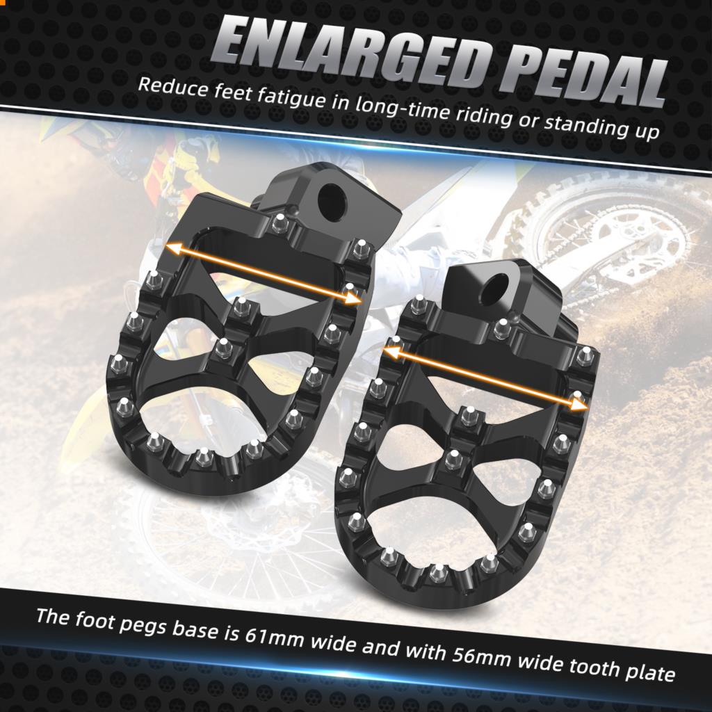 For KTM EXC 300 EXC 250 EXCF 350 EXC 450F 1998-2016 Foot Pegs Footrest Pedals SX 125 SXF 250 SXF 450 XCF 350 XCW 300 XCFW 500