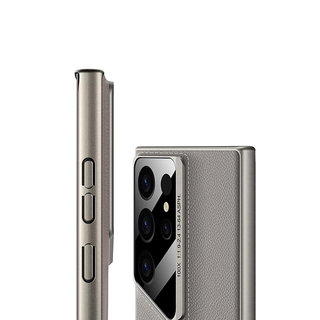 Pasuje do Samsung S24u Porsche Etui na Telefon Komórkowy S23ultra Etui Ochronne Blade Ultra Cienkie Gładka Skóra Proste Pokrowiec