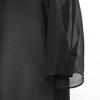 Shiz Madam Mother Clothing Palm Leaf Print Sheer Jacket J31693