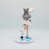 21cm Anime Figurenständer Katzenmädchen Modell Spielzeug PVC Kawayi Mädchen Actionfiguren PVC Sammlung Schreibtischdekoration Geschenke