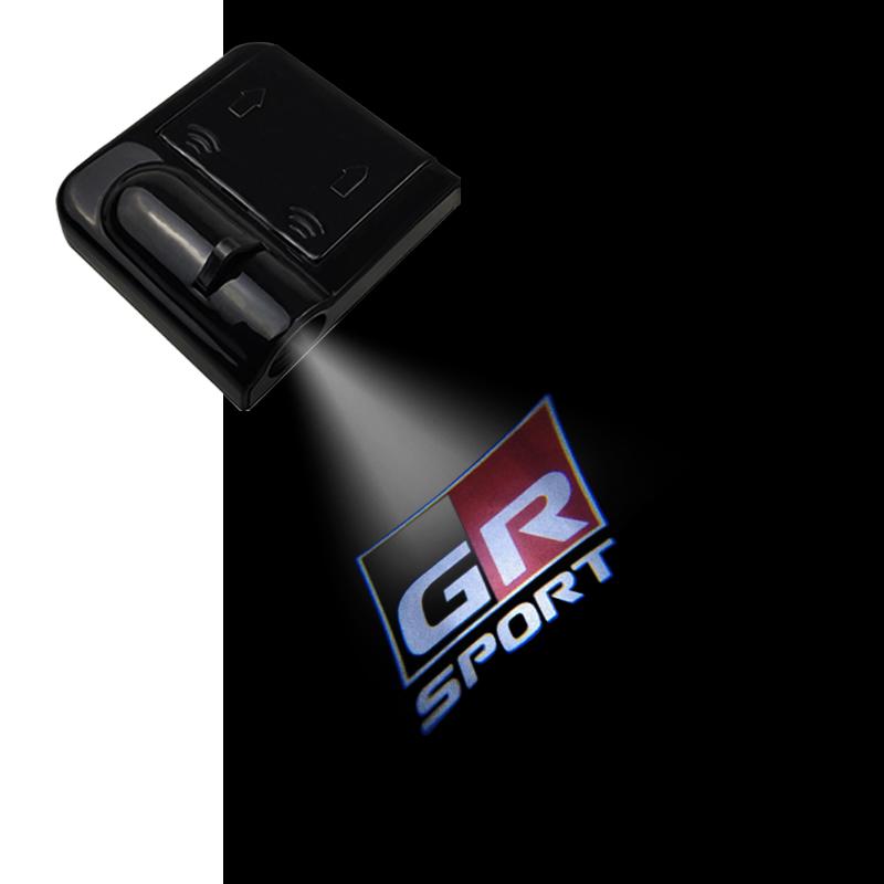 

1PCS For Toyota GR Sport C-HR RAV4 Prado Prius Camry Corolla YARiS Logo Led Car Door Welcome Lights Laser Projector Decor Lamp 1PCS for 1 door