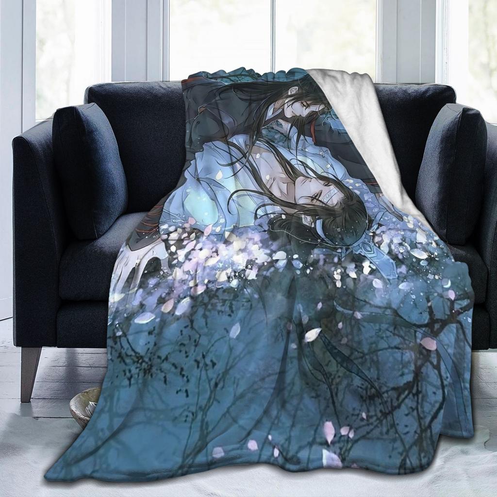 Grandmaster of Demonic Cultivation the Untamed Blanket Yaoi Otaku Anime Lgbt Fuzzy Warm Throw Blanket for Bed Sofa Textile Decor