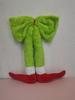 Christmas Decorations Green Prosthetic Legs Claus Legs Bow Christmas Ornaments