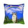 Pillow Case Space Banana Aliens Cat Square  Pillow Cover For Couch Sofa Bedroom Novelty Pillowcases