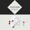 New Bluetooth Noise Cancelling Single Ear Headset with Mic & Ear Hook - Car Phone Wireless Earphones