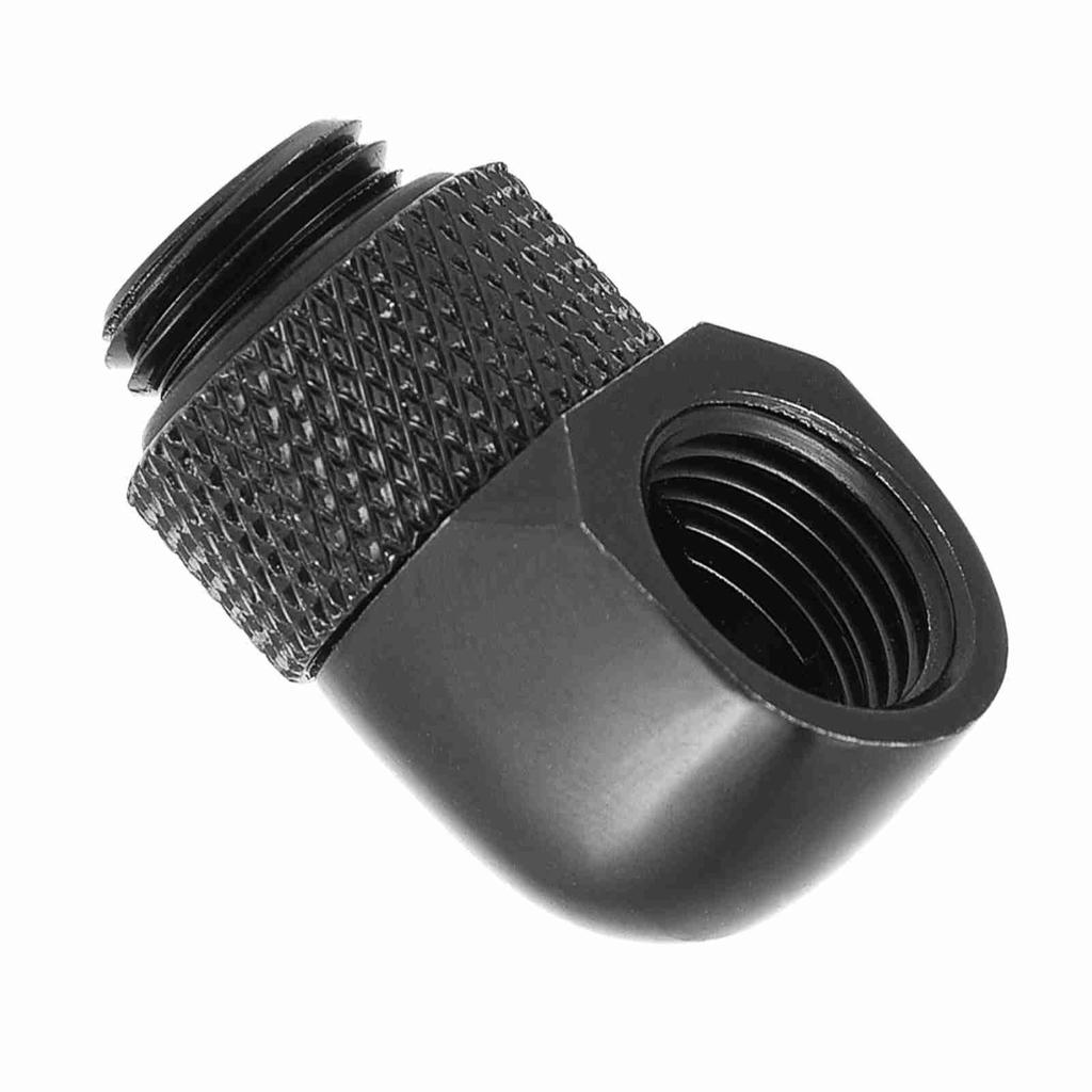 90 Degrees PC Water Cooling Two Touch Fitting G1 4 Thread Elbow Barb Connector for Tube