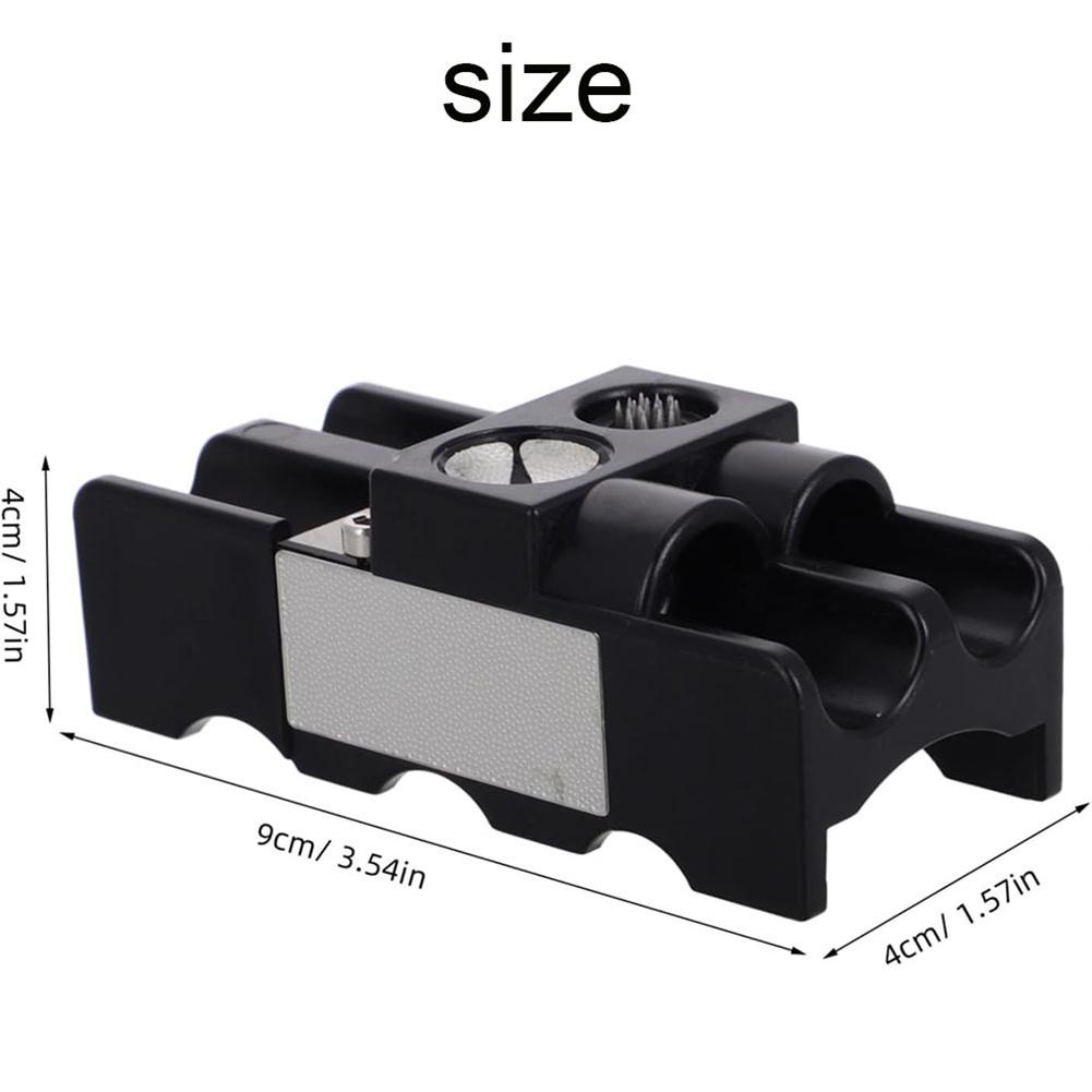 Pool Cue Tip Shaper Billiard Cue Tip Grinder Pool Cue Shaping Tool Pool Cue Tips Replacement Kit Pool Cue Accessories