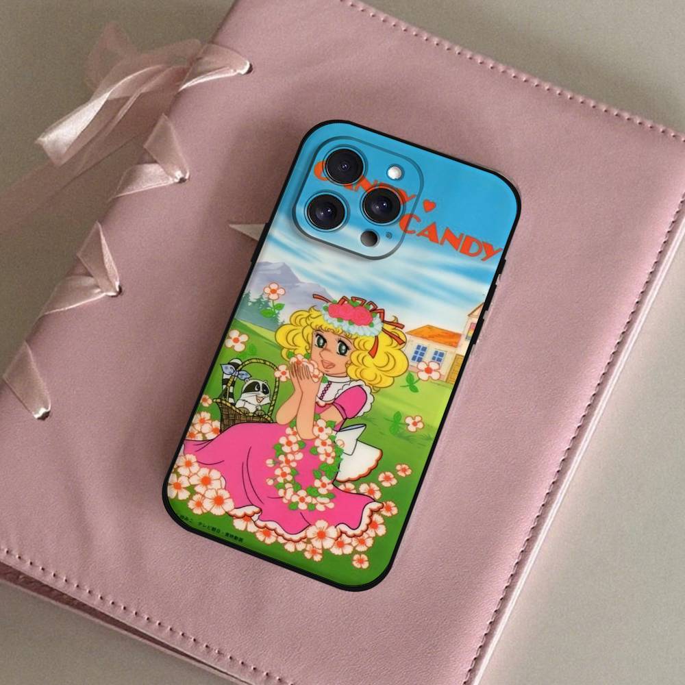 Manga C-Candy Candy Phone Case For IPhone 17 16 15 14 13 12 11 PRO MAX PLUS Mini TPU Soft To Skin-friendly Case