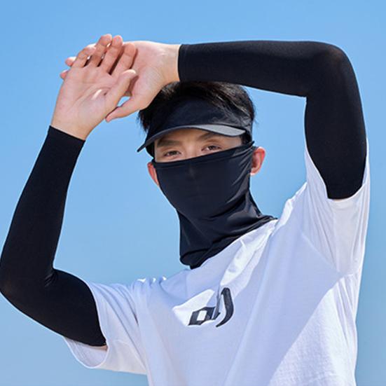 Men Summer Hat Empty Top Hollow Out Mesh Long Brim Sunscreen Anti-UV Face Protection Lightweight Tennis Jogging Peaked Cap