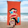 Logo P-Pauls F-Frank Beach Towel Colorful Bath Towels for Girl Microfiber Quick Dry Custom Sand Free Beach Yoga Spa Gym Pool