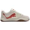 New PUMA Park Lifestyle Low Top Skateboard Shoes Unisex White Red 395022-09