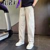 New Casual Pants Men's Summer Thin Trendy Brand Loose Solid Color Straight Wide-leg Pants Trend Versatile
