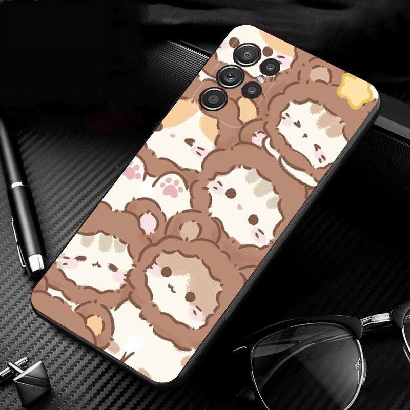 Pouzdro na telefon s roztomilým kresleným zvířátkem pro Samsung S24 S23 S22 S21 S20 Ultra S20 S22 S21 S10E S20 FE S24 Plus