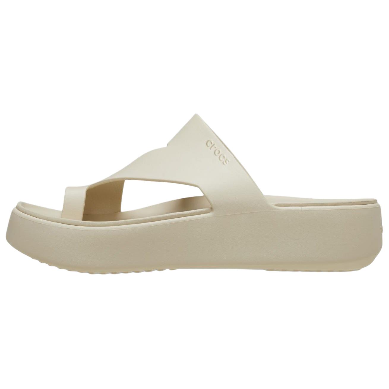 

Crocs Mousse Casual Fashion EVA Abrasion Resistant Slippers Women s Sand 36-37 песочный