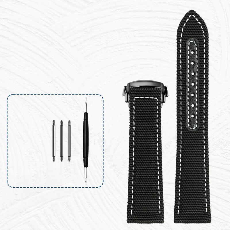 

Нейлоновый ремешок для часов Omega Hamilton, холст, прочный ремешок для часов 20 мм, 22 мм, удобный кожаный ремешок, нижняя складная пряжка 20mm