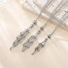 Adjustable Chain Mesh Pendant Necklace Empty Cage Crystal Stone Holder Necklace