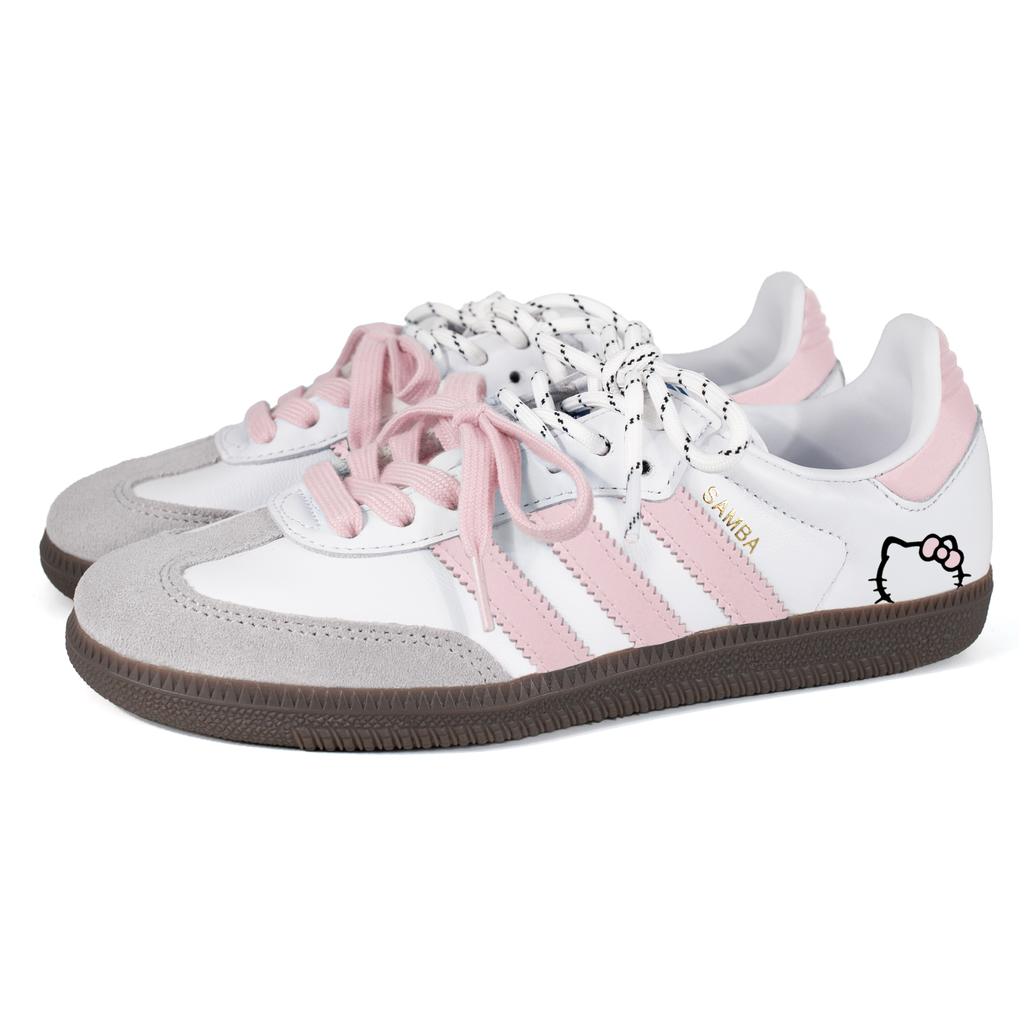 adidas Originals SAMBA OG German Army Trainers Unisex Low Top Pink B75806(Team1664-)