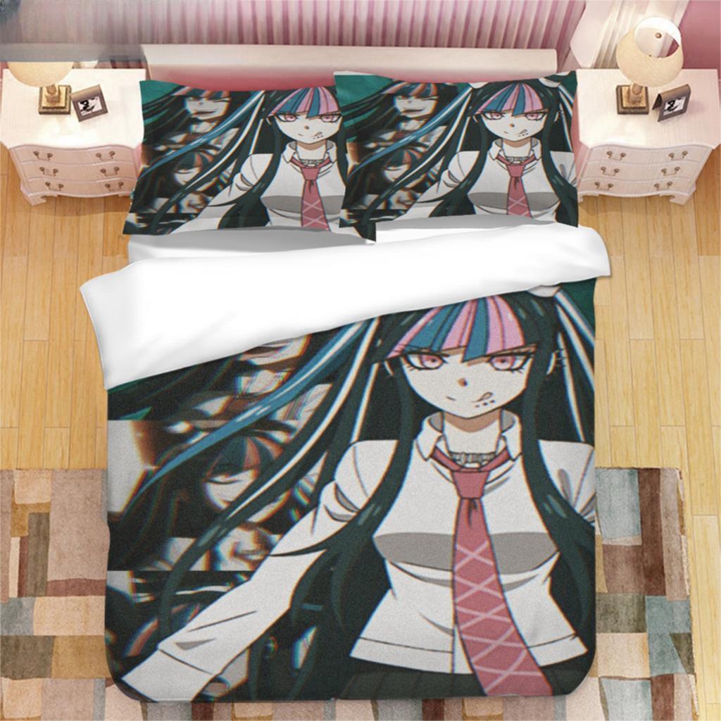 Mode Spiel Anime Hiyoko X Ibuki 3D Gedrucktes Bettwäscheset King Bettbezug Kissenbezug Bettdeckbezug Bettwäsche Bettbezüge